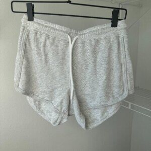 Charlie Hustle Vintage Grey Terry Cloth Dolphin Shorts